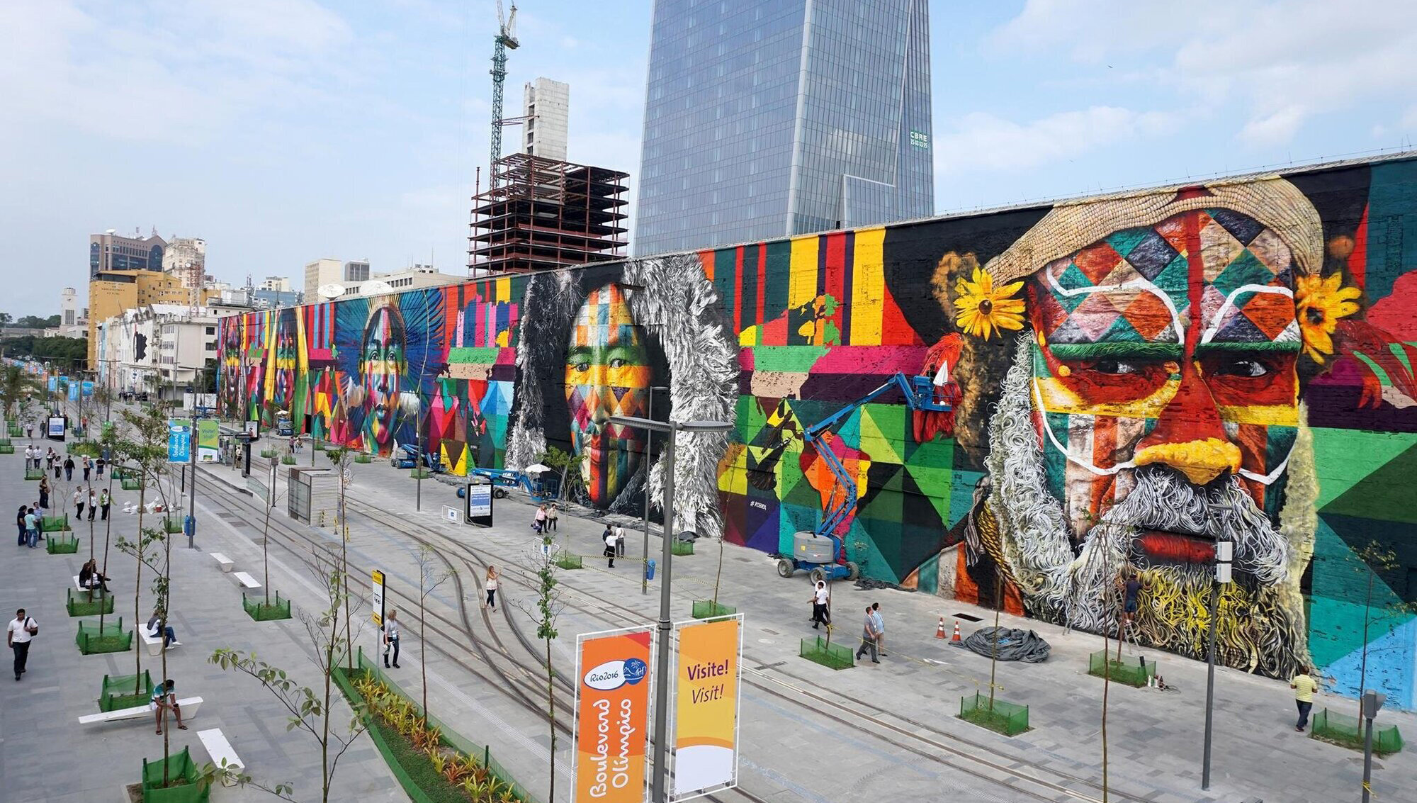 Eduardo Kobra 'finaliza' mural no Minhocão - ABC Agora